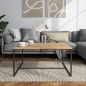 Preview: Couchtisch INDUSTRIAL schwarz